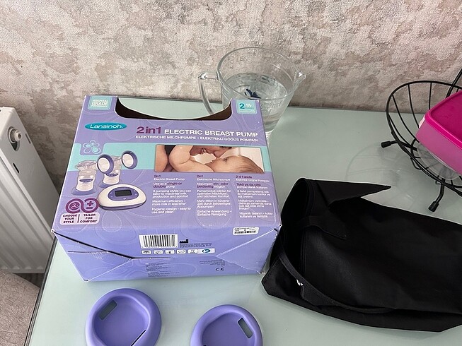 Lansinoh çiftli göğüs süt sağma pompası
