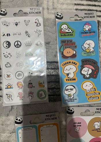 Renkli Çocuk Sticker Seti - 10 Paket - Görsel 4