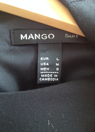 l Beden MANGO SİYAH KISA ELBİSE