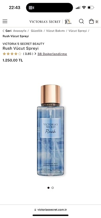 victoria secret rush