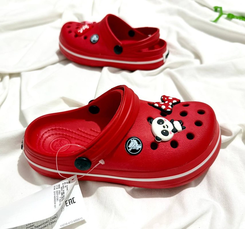 Kız Çocuk Kırmızı Kaydırmaz Terlikler - Görsel 4