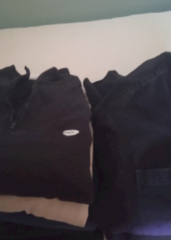 2xl Beden siyah Renk Siyah Fermuarlı Erkek Sweatshirt