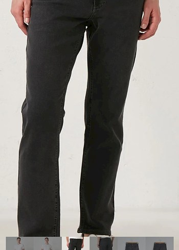 SiyahErkek Regular Fit Kot Pantolon - Görsel 4