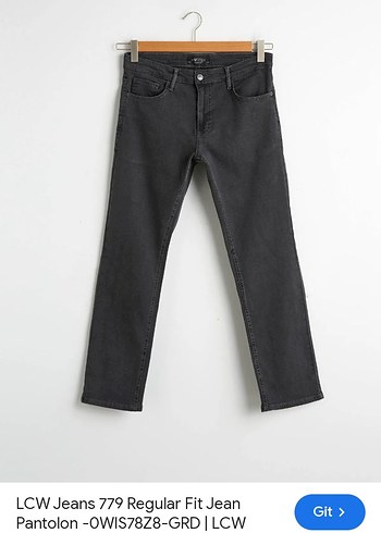 SiyahErkek Regular Fit Kot Pantolon - Görsel 2