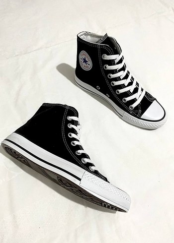 39 Beden siyah Renk Converse Siyah Kadın Spor Ayakkabı