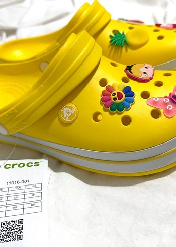 Sarı Pop Culture Desenli Kız Terliği - Görsel 6