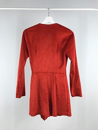 Zara Süet kırmızı elbise, hiç kullanılmadı.