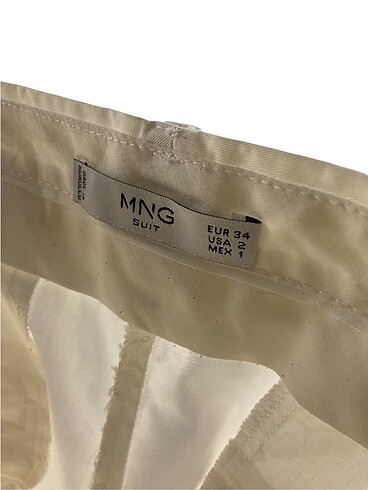 34 Beden beyaz Renk Basic pantolon