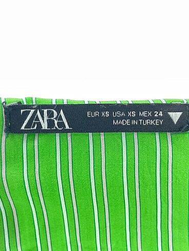 xs Beden yeşil Renk Zara Uzun Elbise %70 İndirimli.