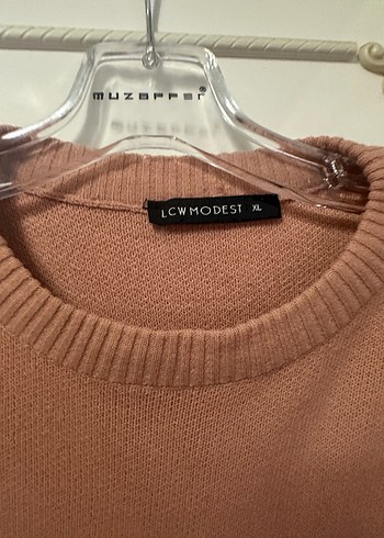 Bej Kadın Salaş Midi Kazak - Görsel 2