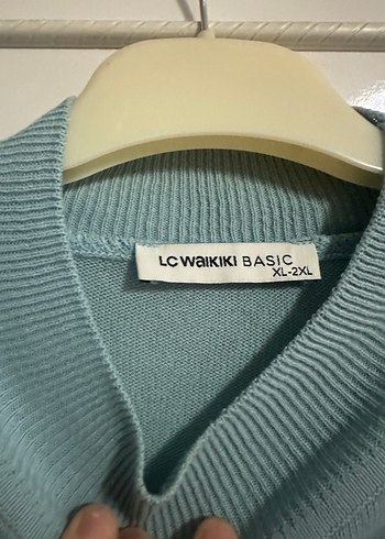 Gri Pastel Yüksek Yaka Uzun Kollu Salaş Kadın Kazak - Görsel 2