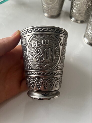 Gümüş kadeh bardak takım - Görsel 3