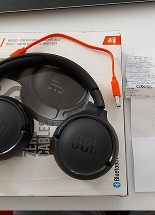 jbl t500bt kutulu faturalı, çiziksiz kulaklık
