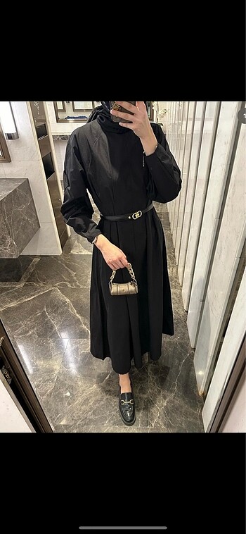 Poplin elbise