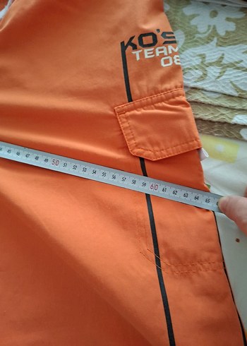 Turuncu Erkek plaj Şort - Görsel 6