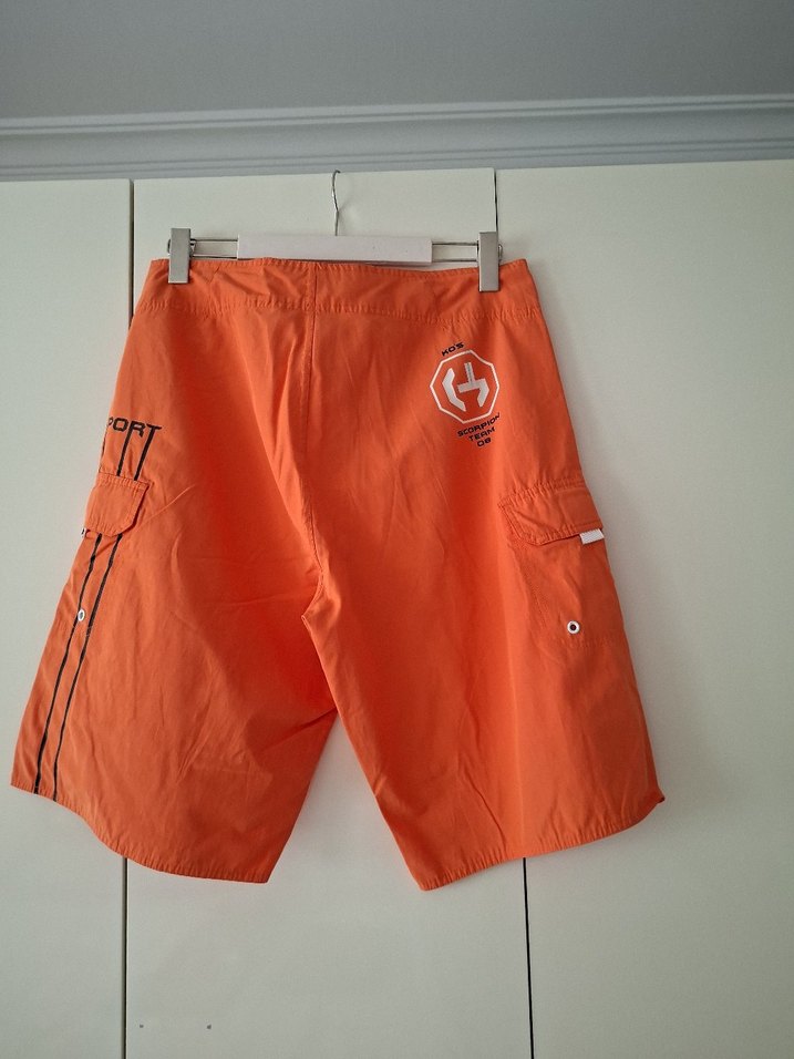 Turuncu Erkek plaj Şort - Görsel 3