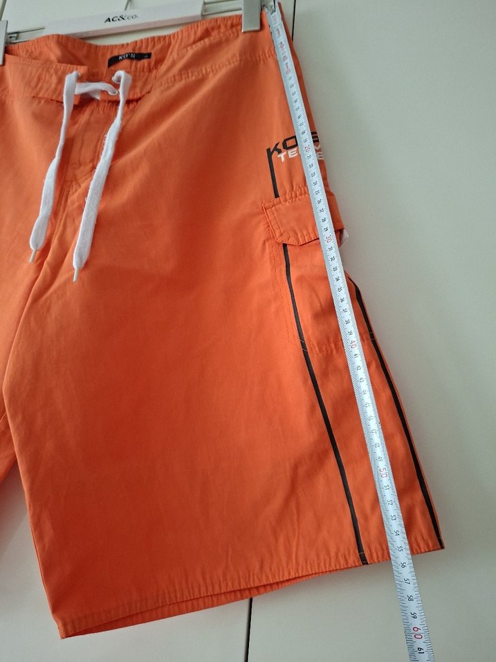 Turuncu Erkek plaj Şort - Görsel 2