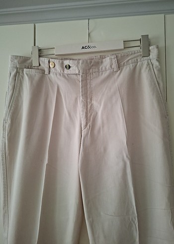Diğer Bej Regular Fit Erkek Pantolon
