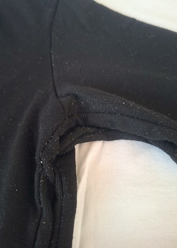 Kız Çocuk Siyah Uzun Kollu Basic Tişört - Görsel 7