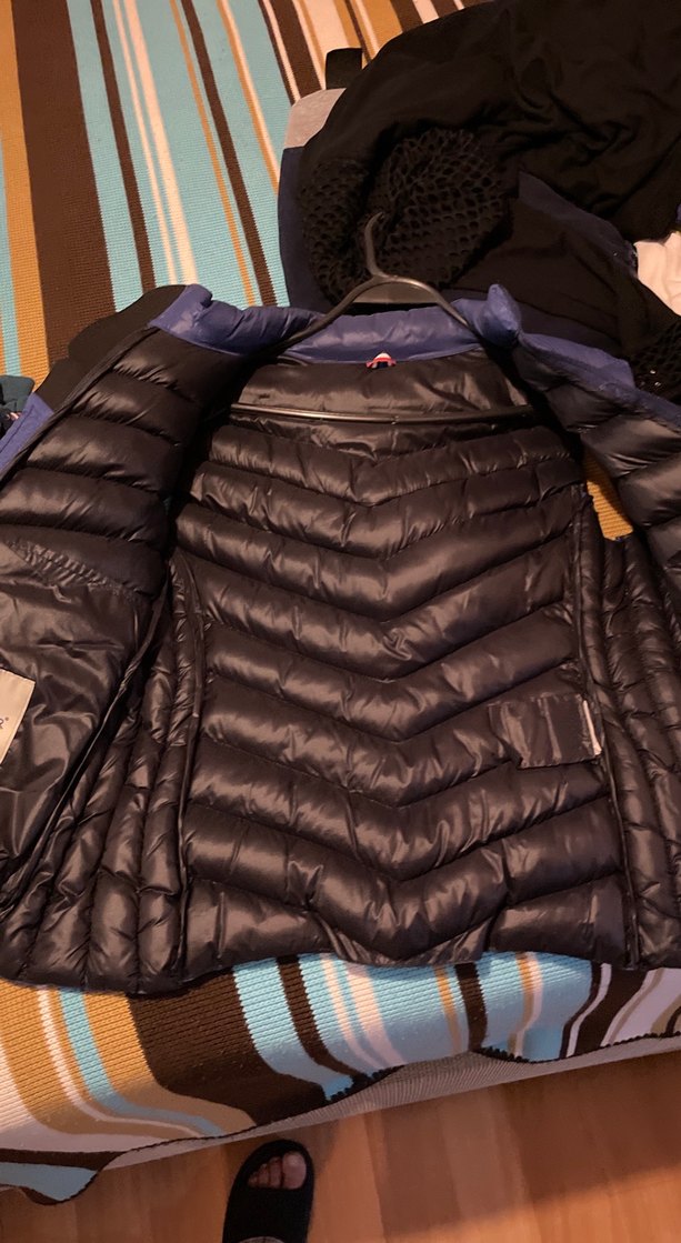 Siyah Kadın Kışlık Biker Mont - Görsel 2