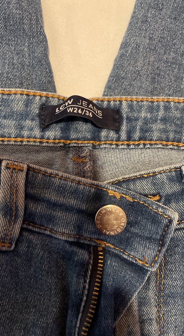 Kadın Mavi Denim Skinny Jean - Görsel 5