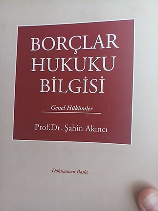 Borçlar hukuku kitabı