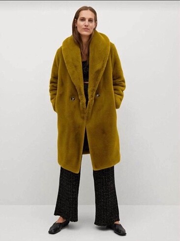 Mango peluş kürk