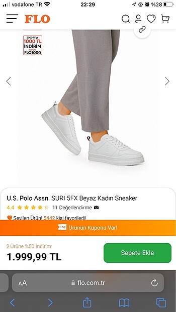 Us Polo Assn Spor Ayakkabı