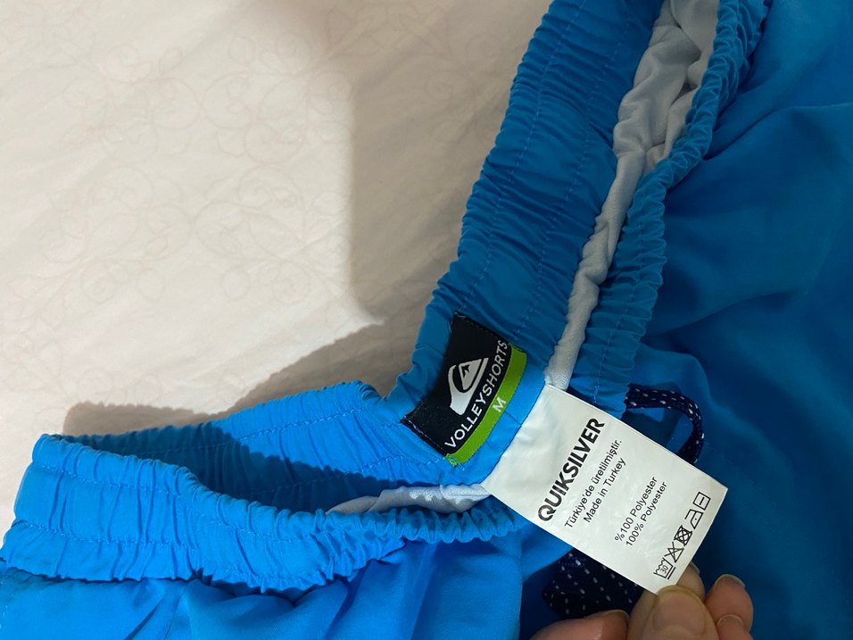 Erkek Mavi Midi Yüzme Şortu - Görsel 2