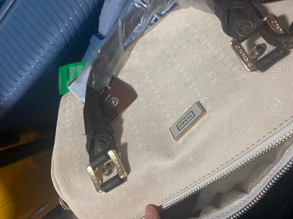 Beyaz Deri Kadın Omuz Çantası - Görsel 2