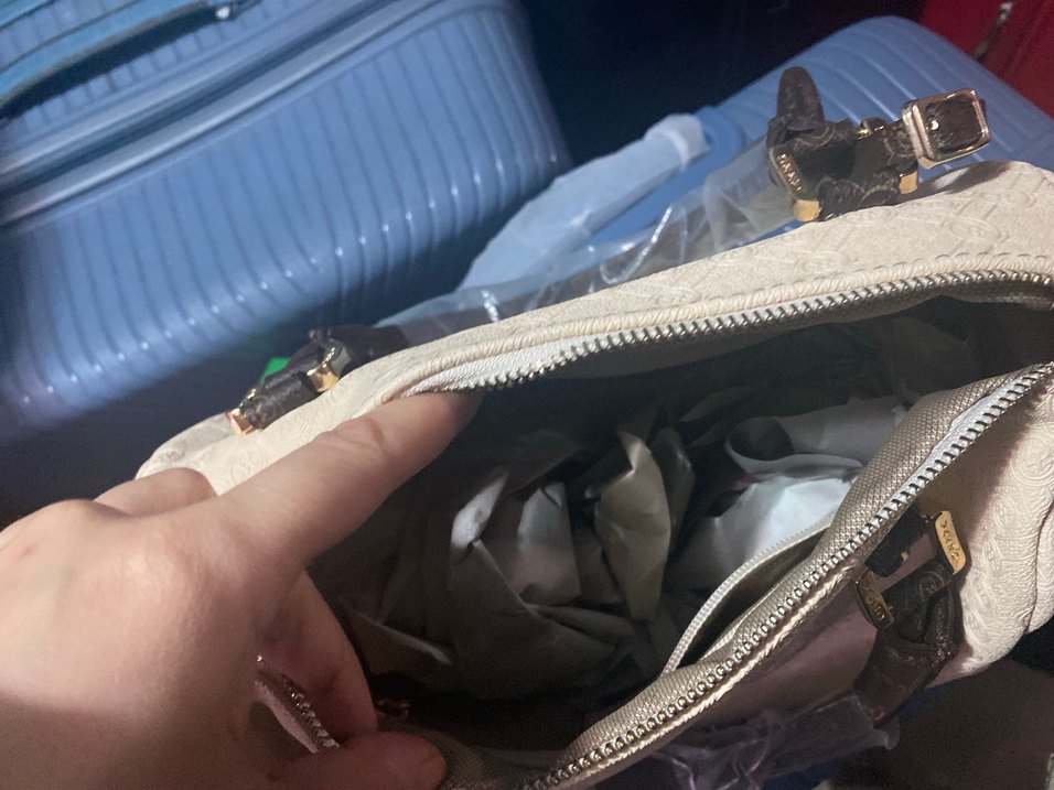 Beyaz Deri Kadın Omuz Çantası - Görsel 3