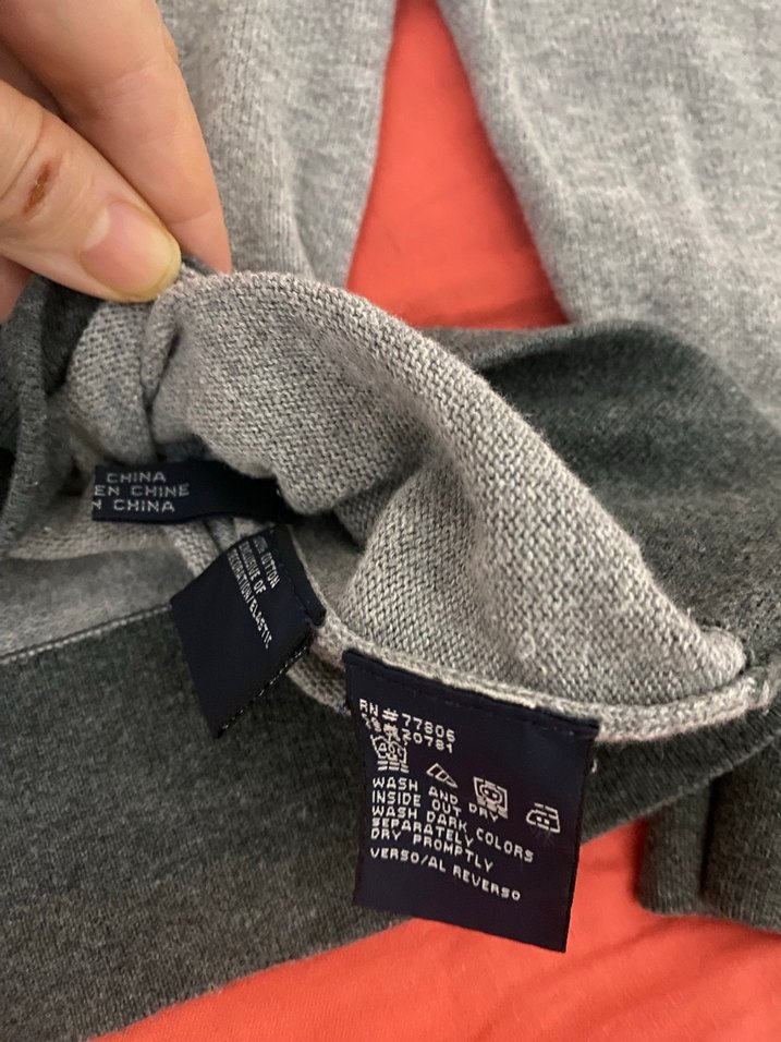 Tommy Hilfiger Gri Fermuarlı Sweatshirt - Görsel 3