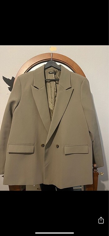 Defacto haki blazer ceket