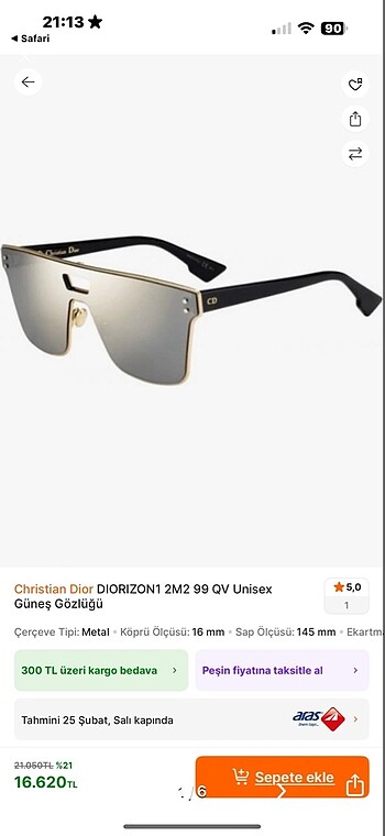 Christian dior gozluk