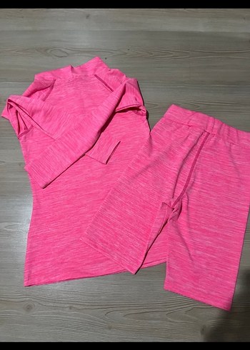 Pembe Mini Uzun Kollu Spor Takım - Görsel 4