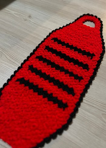 Kırmızı Siyah Çift Kulplu Banyo Süngeri - Görsel 2