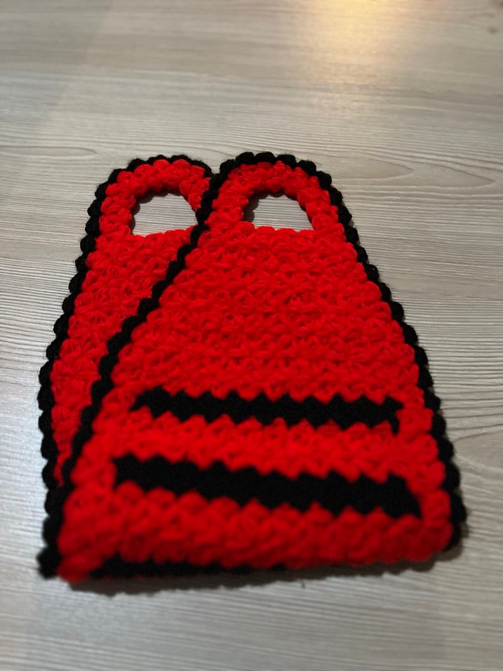 Kırmızı Siyah Çift Kulplu Banyo Süngeri - Görsel 5