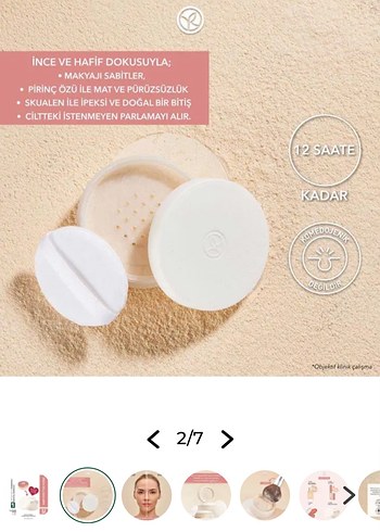 Yves Rocher Sabitleyici Viral Pudra - Görsel 6