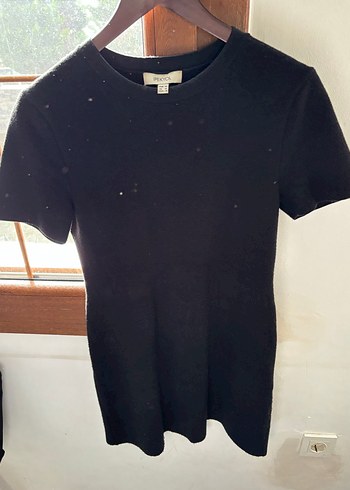 İpekyol Kısa Kollu Yün elbise - Görsel 3