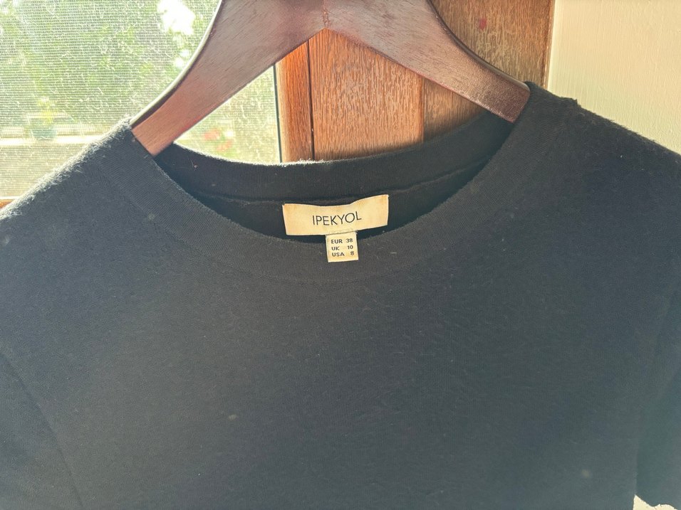 İpekyol Kısa Kollu Yün elbise - Görsel 4