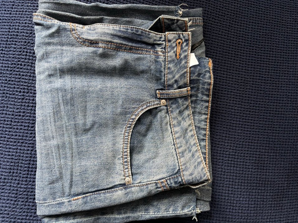 H&M Y2K tarzı yüksel bel Kadın Denim Pantolon - Görsel 5