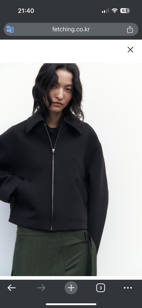 ZARA Fermuarlı Kadın Ceket - Görsel 5