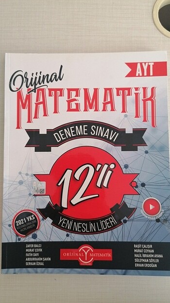 AYT ORİJİNAL MATEMATİK DENEME 