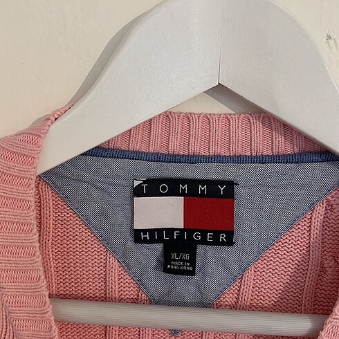 Tommy Hilfiger Tommy Hilfiger Pembe Kazak