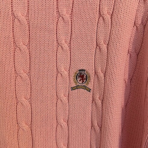 xl Beden Tommy Hilfiger Pembe Kazak