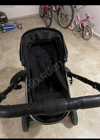 Siyah Bebek Arabası Seti - Görsel 4