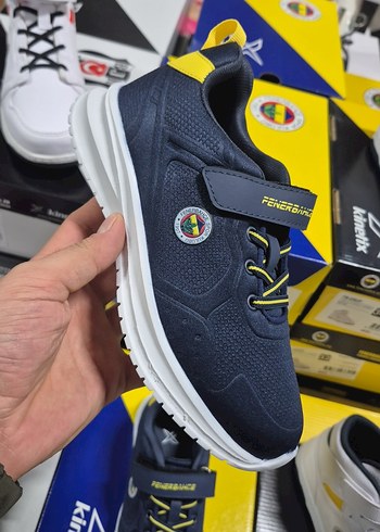 Sarı Detaylı Erkek Çocuk Spor Ayakkabı