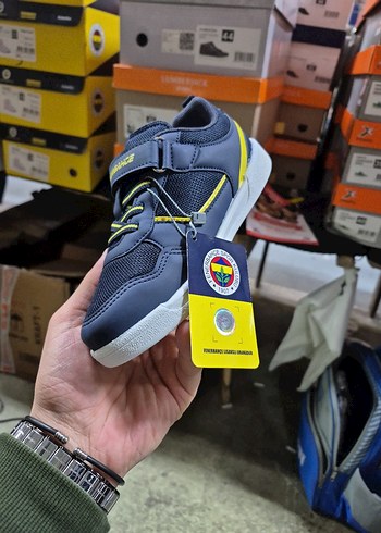 Sarı Detaylı Erkek Çocuk Spor Ayakkabı - Görsel 3