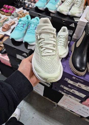 Beyaz Bağcıklı kadın Spor Ayakkabı - Görsel 2