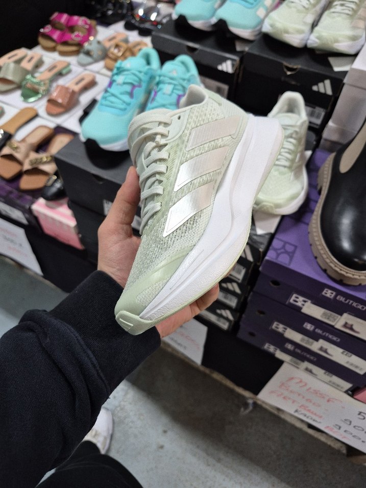 Beyaz Bağcıklı kadın Spor Ayakkabı - Görsel 3